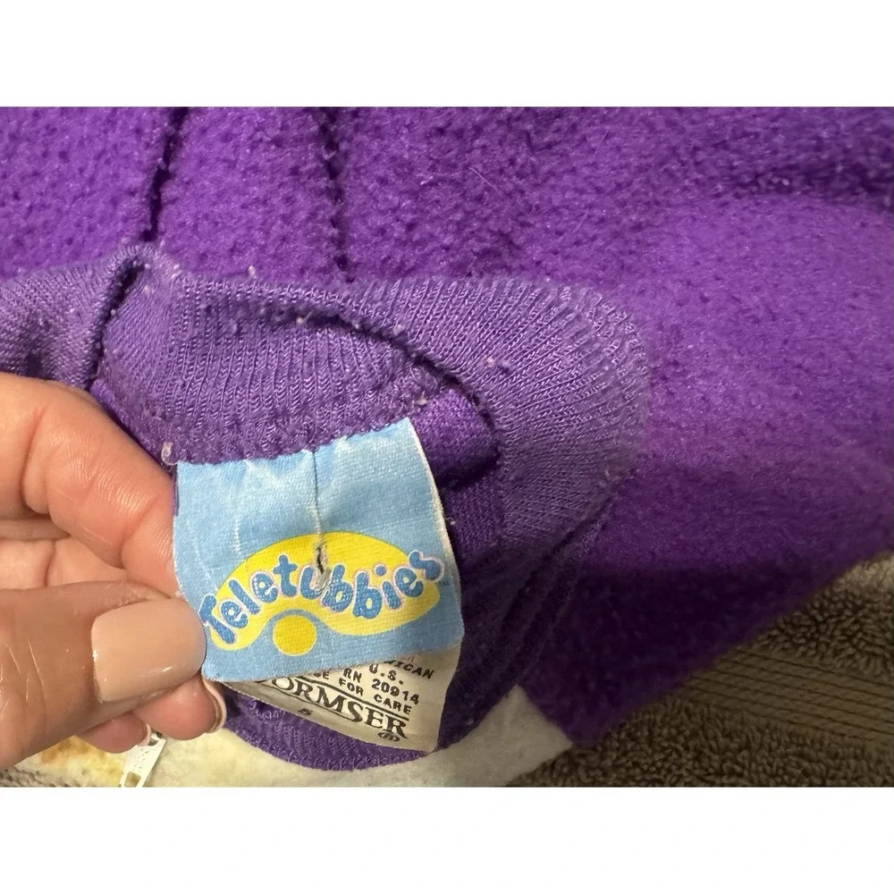 Vintage 1998 Ragdoll WORMSER Teletubbies One Piece Zip Sleeper Sz 5 Y2K RARE TH3